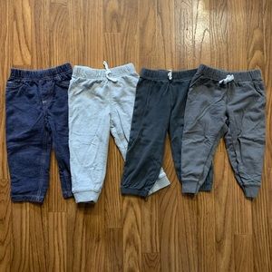 Carter’s 12-18 month Pants (4 pairs) Grey & Denim